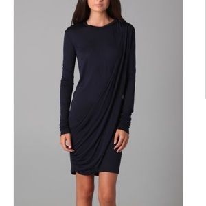 Pencey Standard Navy Drape Dress
